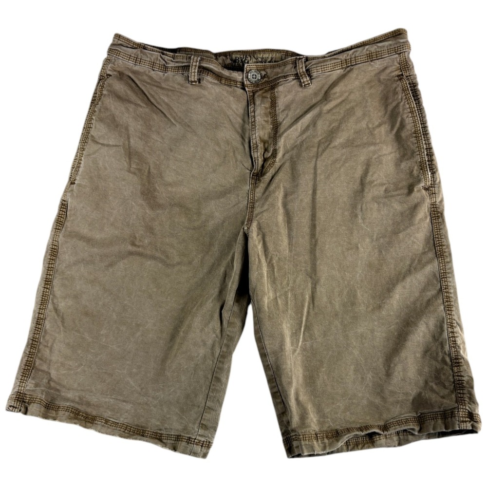 Buckle BKE Waylon Athletic Fit Chino Shorts Mens 34x23 (35x22.5) Beige Cotton